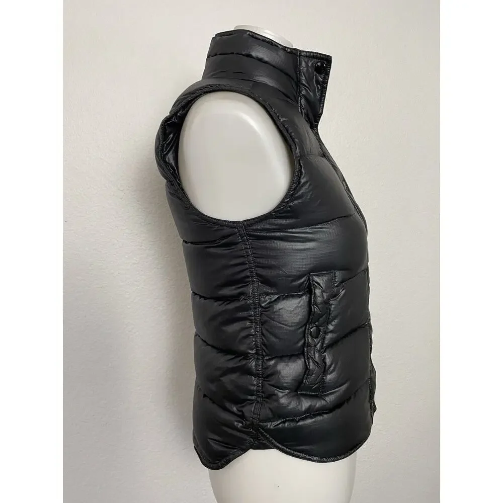 J. Crew Vest Puffer Women XXS Quilted Zip Front Down Feathers Heritage Layering‎